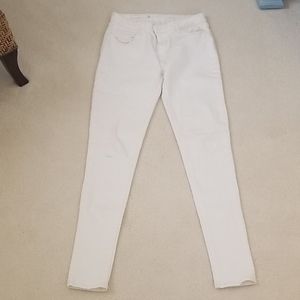 Levi's white jeans